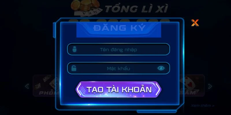 Hoàn thành điền đúng chuẩn thông tin đăng nhập Win79